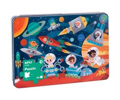 Apli Kids dėlionė metalinėje dėžutėje KOSMOSAS - Apli Kids