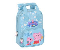 Vaikiškas krepšys Peppa Pig Baby Šviesiai mėlyna (20 x 28 x 8 cm)