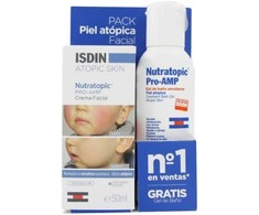 "Isdin Nutratopic" veido kremas 50 ml, 2 dalių rinkinys