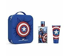 Capitan America "Marvel Captain America" tualetinis vanduo su purškikliu 100 ml, 3 dalių rinkinys