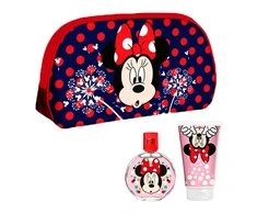 Disney Minnie Toilet Bag rinkinys vaikams (kosmetinė + EDT, 50 ml + dušo gelis, 100 ml)