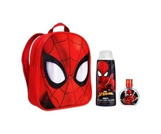 Marvel Air-Val Spider-Man rinkinys vaikams (kuprinė + EDT, 50 ml + dušo želė, 300 ml)