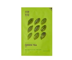 Holika Holika Pure Essence Mask Sheet - Žalias Tea lakštinė veido kaukė su žaliosios arbatos ekstraktu, 20 ml