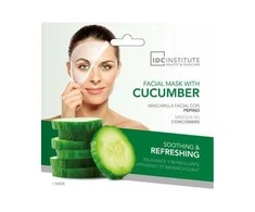 Aquarius IDC INSTITUTE veido kaukė Cucumber, raminanti, gaivinanti, 22 g