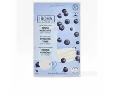 Veidą drėkinantys padeliai Iroha Nature Hydrating &amp; Soothing Toneris Pad Blueberry, giliai drėkinantys ir raminantys veido odą, 10 vnt.