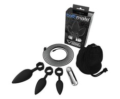 Bathmate Anal Training Plugs Vibe Set - Ergonomic Silicone, 3 Sizes