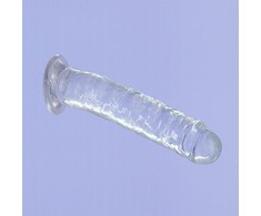 Vertical Addiction - Crystal Addiction Vertikalus dildo (be kamuoliukų) 18 cm