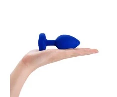 Dreamtoys B-Vibe – Vibrating Jewel Plug L/XL Navy
