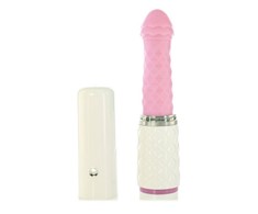Rožinė Pillow Talk - Feisty Thrusting Vibrator Rožinė