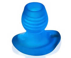 Oxballs – Glowhole-2 tuščiaviduris užpakalinis kištukas su LED įdėklu Mėlyna Morph Large