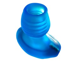 Oxballs – Glowhole-2 tuščiaviduris užpakalinis kištukas su LED įdėklu Mėlyna Morph Large