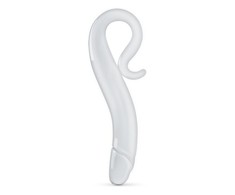 Glas Glass Toy No. 14 Transparent Curved Model with Handle 20 cm