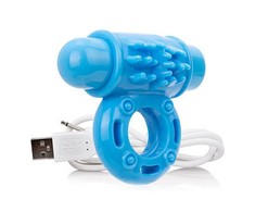 Mėlyna The Screaming O - Charged OWow Vibe Ring Mėlyna