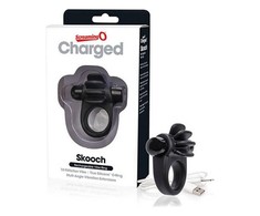 The Screaming O - Charged Skooch Ring Juodas