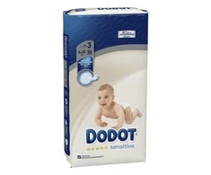 Dodot Sensitive Sauskelnės T-3 56 vienetai