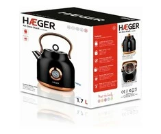 Elektrinis virdulys Haeger 1,7l su termometru 2200W