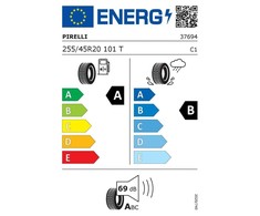 255/45R20 PIRELLI SCORPION 101T FR AO s-i elect