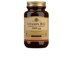 Solgar Vitaminas B12 1000mcg - ciankobalaminas 250 tablečių
