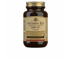 Solgar Vitaminas D3 1000 TV 25cmg cholekalciferolio 100 tablečių