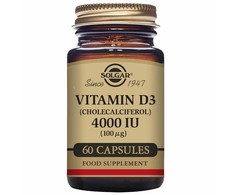 maisto papildas Solgar Vitamins D3 4000 TV (100 mcg) 120 kapsulių