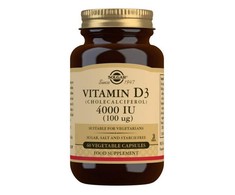Solgar Vitamin D-3 4000 IU 60 Capsules