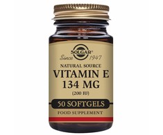 Solgar Vitaminas E 134mg 200 TV 50 minkštųjų gelių