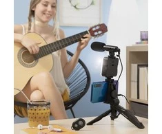 Vloginimui skirtas rinkinys su šviesa, mikrofonu ir nuotolinio valdymo pultu Plodni InnovaGoods 6 Dalys