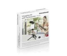 Vloginimui skirtas rinkinys su šviesa, mikrofonu ir nuotolinio valdymo pultu Plodni InnovaGoods 6 Dalys