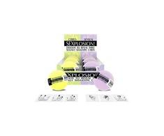 Kheper Games Sexplosion Bath Bombs Set - 6 Pieces, 3 Fragrances, Atsparus vandeniui Cards
