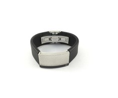 Guess Biżuteria GC CMB70716. Bransoletka, Kolor juoda sidabrinė. Mężczyzna.