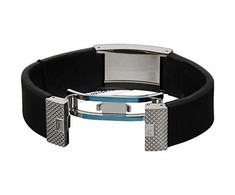 Guess Biżuteria GC CMB70716. Bransoletka, Kolor juoda sidabrinė. Mężczyzna.