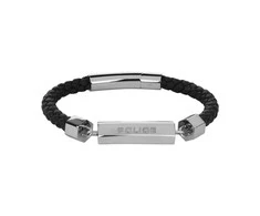 Police Stilinga odinė apyrankė Hardware PEAGB221492