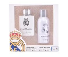 2 dalių rinkinys vyrams Real Madrid Eau De Toilette Purškiklis, 100ml