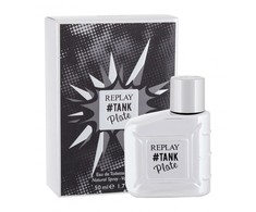Replay #Tank Plate EDT tualetinis vanduo vyrams, 50 ml