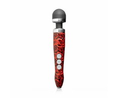 Doxy – Die Cast 3R įkraunamas lazdelės masažuoklis, rožių raštas