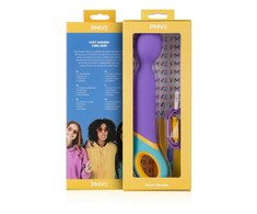 Pmv20 Base Wand Vibrator - Multicolor, 11 Vibration Modes, Flexible Head