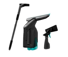 Cecotec Window Vacuum Cleaner | Conga Popstar Glass Titanium | Cordless | Juodas