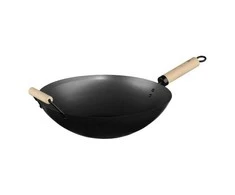 Wok keptuvė Secret de Gourmet Juoda Nerūdijantis plienas Ø 35 cm