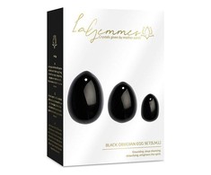 La Gemmes - Yoni Egg Juodas Obsidian (L)