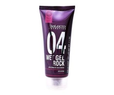 "Salerm Cosmetics" drėgnojo efekto gelis "Rock Extra Strong Wet Look Styling Gel" 200ml