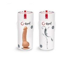 Gvibe Greal Bioskin Intimate Device 22cm Atsparus vandeniui Flesh Tone