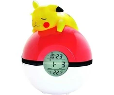 TEKNOFUN „Pokemon“ – „Pikachu Light Up Alarm Clock FM“ (52800POKE9)
