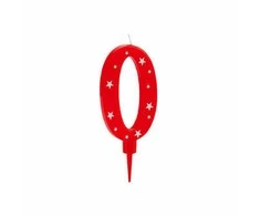 Bigbuy Home Žvakė Gimtadienio Numeriai 0 (12 vnt.)