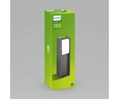 Pastatomas lauko šviestuvas PHILIPS BRIDGE, IP44, 1 x E27, max 42 W, antracito sp., h40,2 x 12,1 cm