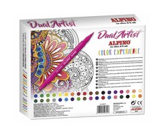 Flomasteriai ALPINO Color experience dual artist 36sp