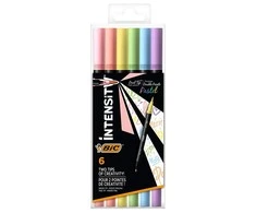 Bic Dvišalis žymuo Intensity Dual Pastel 6vnt BIC