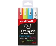 UNIBALL Uni-Ball PWE-5M, metalinis, daugiaspalvis, 4 spalvų, vidutinio dydžio, apvalaus antgalio, 1,8 mm