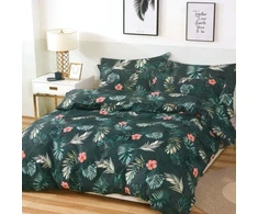 Deluxe medvilnės patalynės komplektas TROPIKAI NAKTYJE, 2 dalių, 140x200 cm