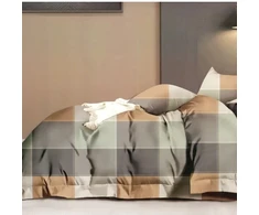 Deluxe medvilnės patalynės komplektas ŽAISMINGA DIENA, 4 dalių, 200x220 cm