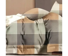 Deluxe medvilnės patalynės komplektas ŽAISMINGA DIENA, 4 dalių, 200x220 cm